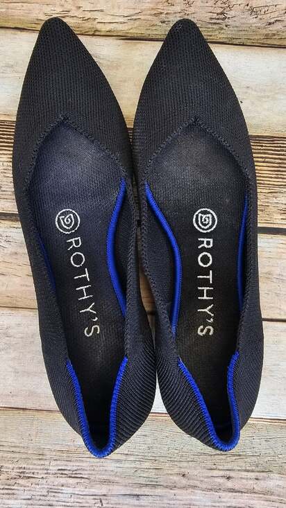 Rothy’s Shoes - Rothy’s The Point In Black W6 Women’s Flats Shoes